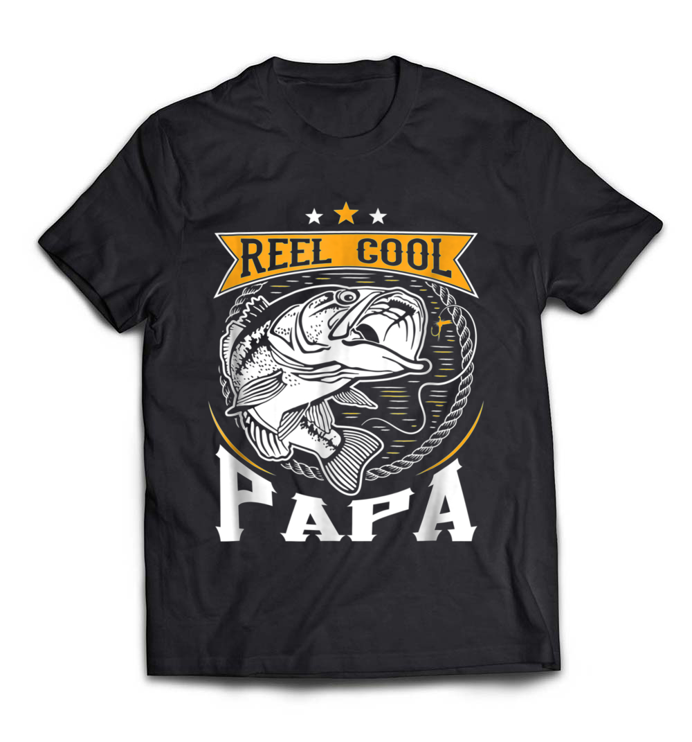 Men’s Reel Cool Papa Fishing Tee Shirt: The Perfect Gift for Fishing Dads